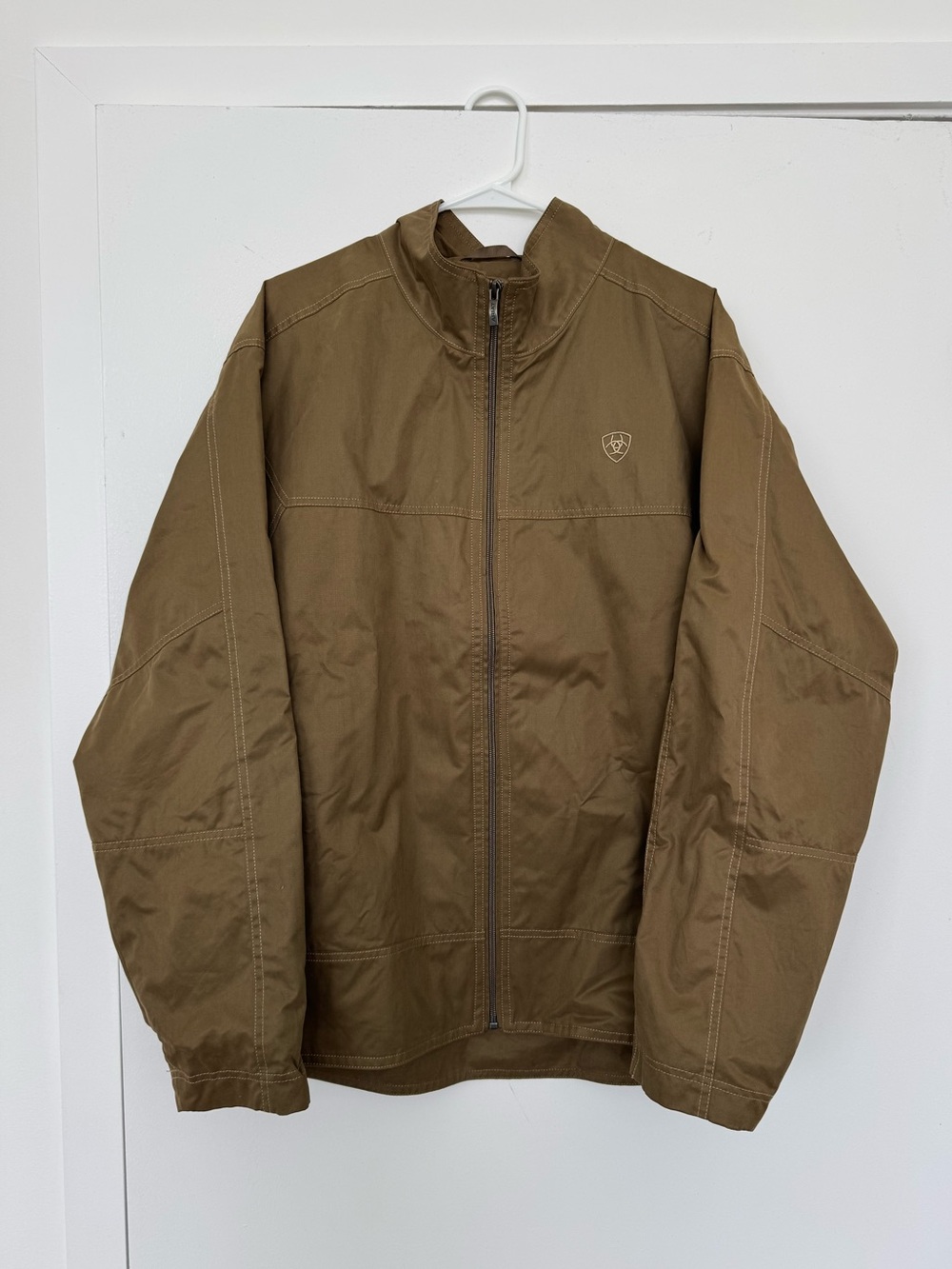 Ariat Brown Military Field Zip Jacket
